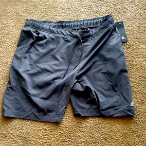 Adidas grey mesh athletic golf shirts